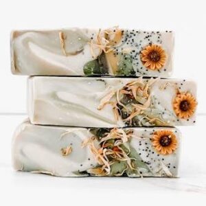 Sunflower Sandalwood Bar Soap – Bright, Moisturizing Clean